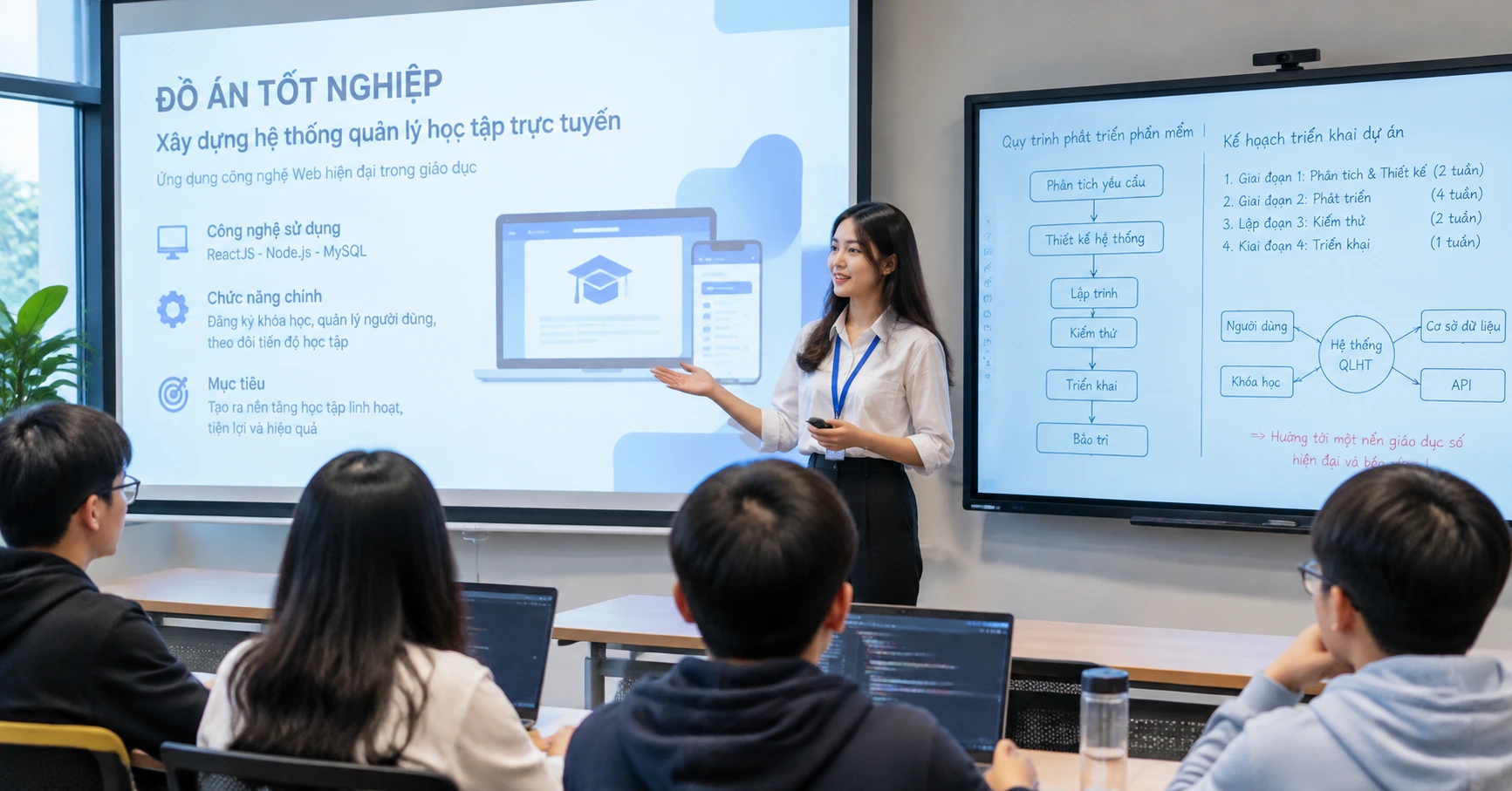 Đồ án tốt nghiệp công nghệ thông tin: Hành trình hoàn thiện kỹ năng và kiến thức - image 3