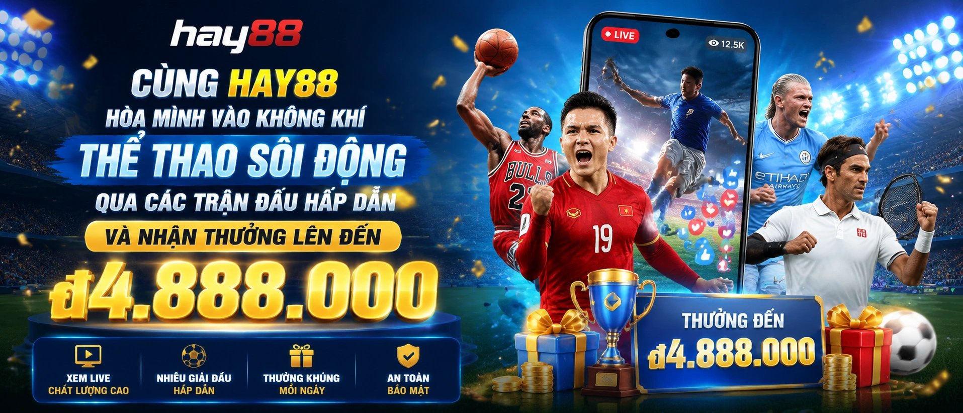 HAY88 giao diện trên điện thoại